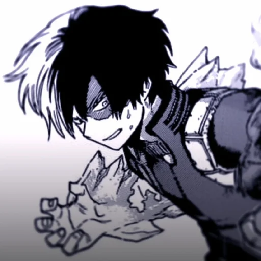 Стикер // Todoroki Shoto // @sshasstiks // Шото Тодороки - 1