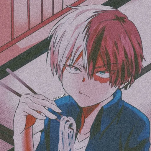 Sticker Todoroki @Sticker_anime_boy - 1