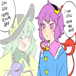 Стикер Touhou Project - 11