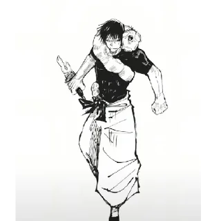 Стикер Toji Fushiguro - 6