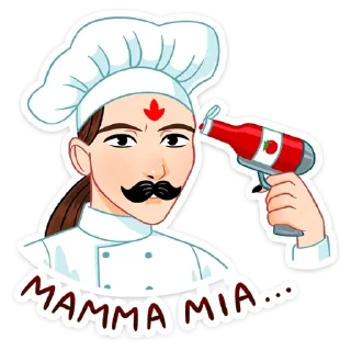 Стикер Токанава Тояма @nyasticks - 2