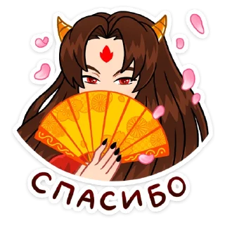 Стикер Токанава Тояма @nyasticks - 5