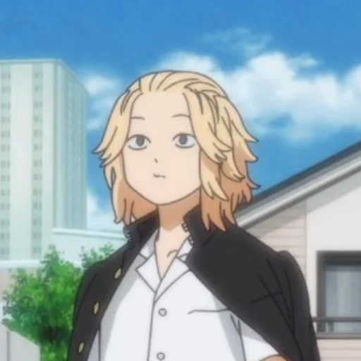 anime cartoon human face