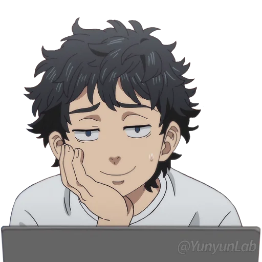 аниме мультфильм человеческое лицо