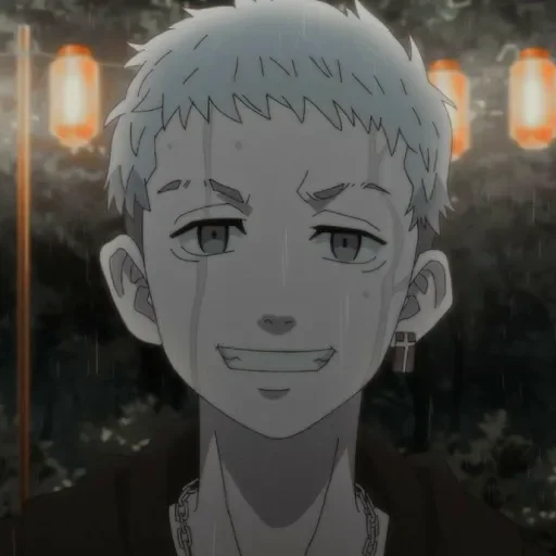 cartoon human face anime