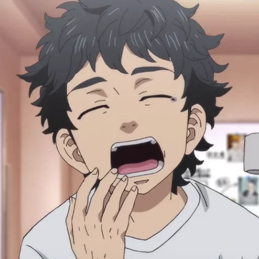 аниме мультфильм человеческое лицо