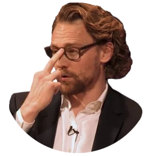 human face clothing glasses