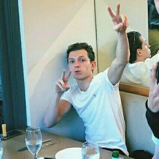 person indoor human face