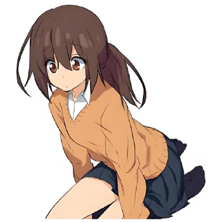 Sticker Томная-тян 2 @Nyasticks - 6