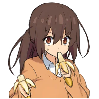 Sticker Томная-тян 2 @Nyasticks - 11