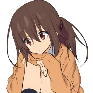 Sticker Томная-тян 2 @Nyasticks - 10