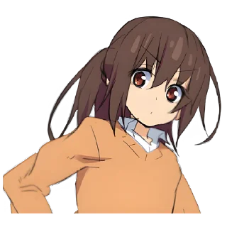 Sticker Томная-тян 2 @Nyasticks - 0