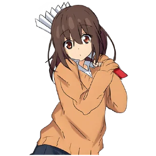 Sticker Томная-тян 2 @Nyasticks - 9