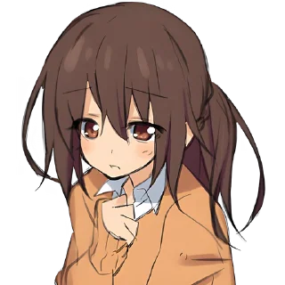 Sticker Томная-тян 2 @Nyasticks - 2