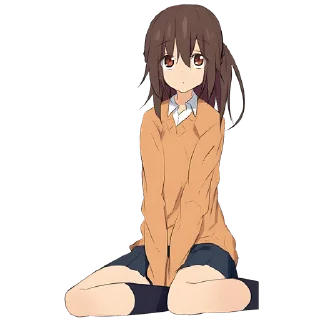 Стикер Томная-тян @Nyasticks - 6