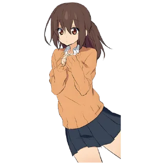 Стикер Томная-тян @Nyasticks - 11