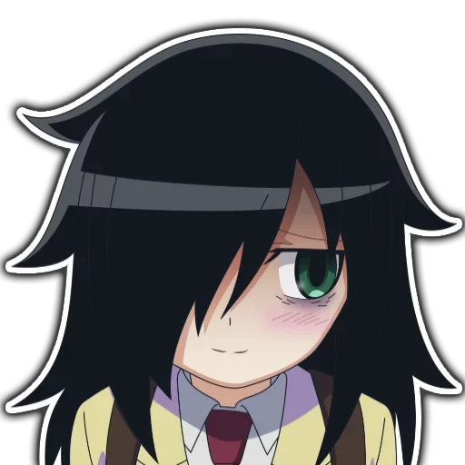 Tomoko by @anime_stickerr - 