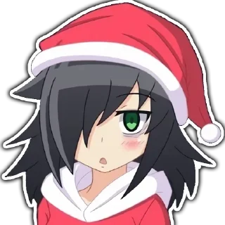Sticker Tomoko by @anime_stickerr - 1