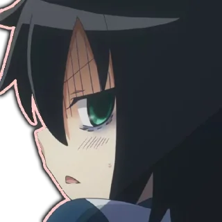 Sticker Tomoko by @anime_stickerr - 7