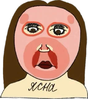 Sticker Светочка рисует - 9