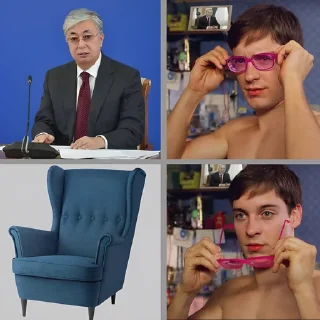 Sticker QotaQayev — @rebelartstation - 0