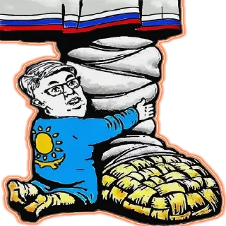 Sticker QotaQayev — @rebelartstation - 11