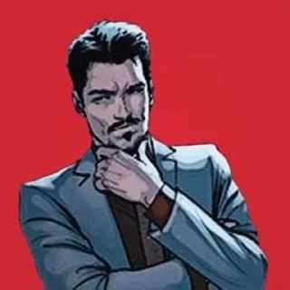 Sticker Tony Stark @stickersb2b - 7