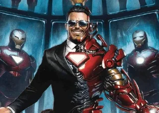 Sticker Tony Stark @stickersb2b - 3