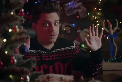 рождество Человек Елку