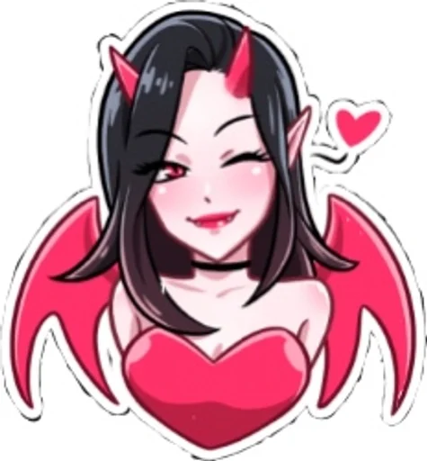 дЕмончик :: @fStikBot - иллюстрация