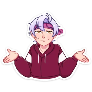 Sticker Тоши @Nyasticks - 1