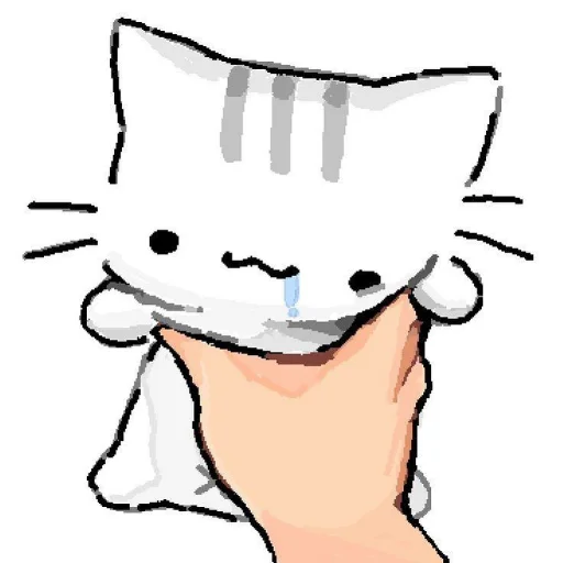 sketch clipart cat