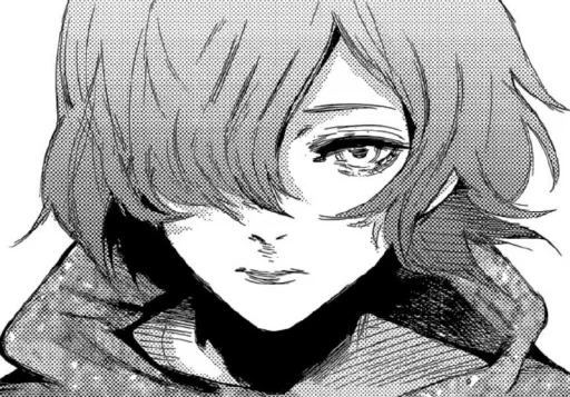 Стикер 霧嶋 董香 2 by @tokyoghoulstickers - 11