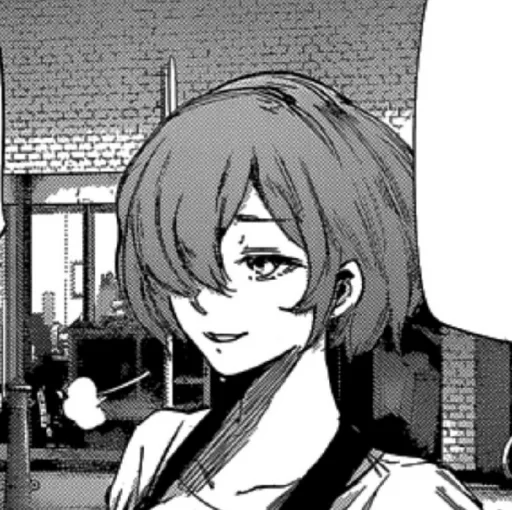 Стикер 霧嶋 董香 2 by @tokyoghoulstickers - 9