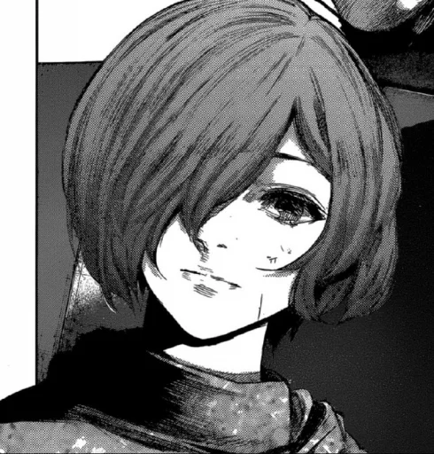 Стикер 霧嶋 董香 2 by @tokyoghoulstickers - 4