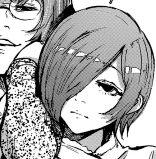 Стикер 霧嶋 董香 2 by @tokyoghoulstickers - 3