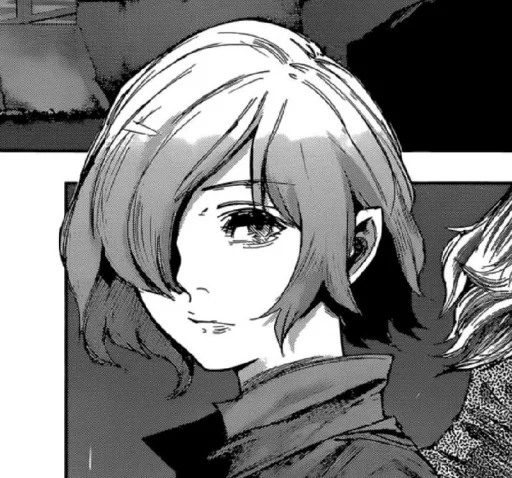 Стикер 霧嶋 董香 2 by @tokyoghoulstickers - 2