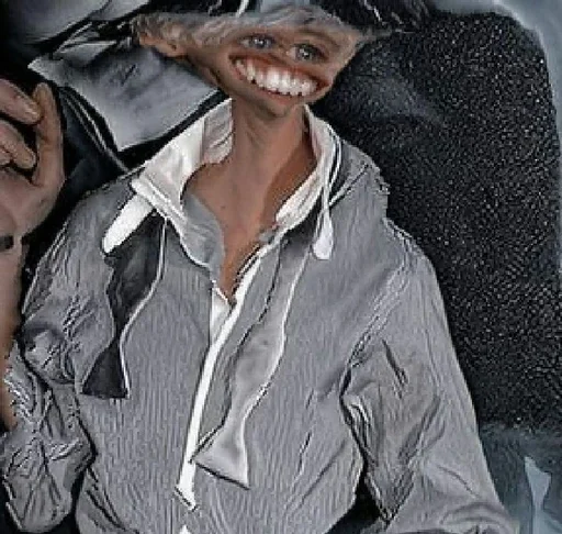 person human face clothing