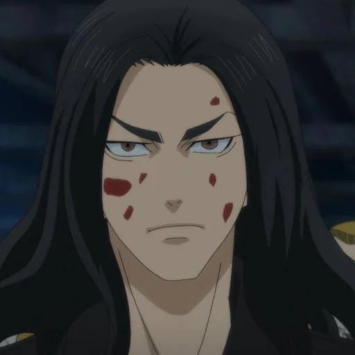 cartoon human face anime