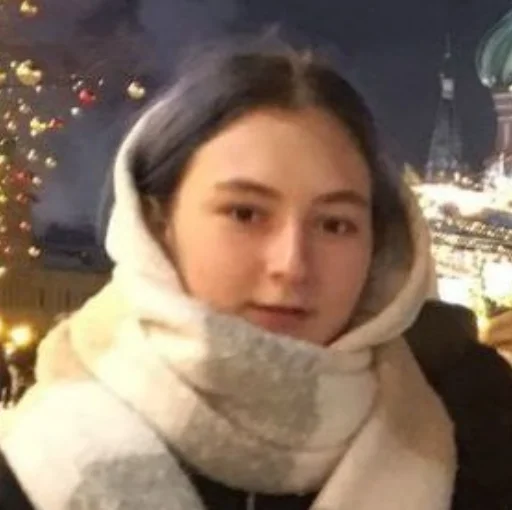 person scarf human face