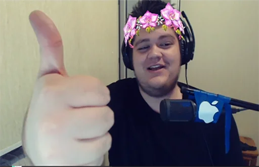 person human face wall