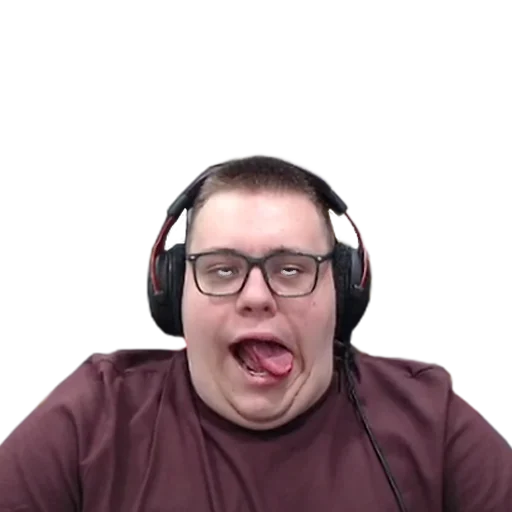 human face person headphones