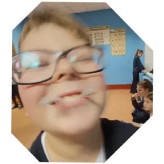 Sticker Треш полный 6в как я туда попала - 2