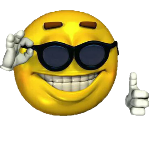 goggles cartoon smile