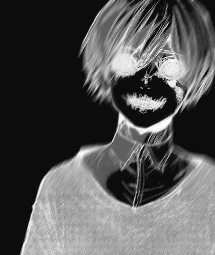 black and white person portrait