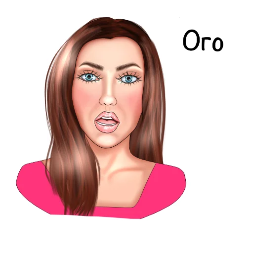 человеческое лицо женщина иллюстрация