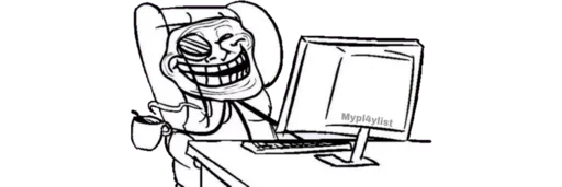 Sticker Trollface @MYpl4ylist - 9