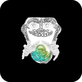 Стикер Trollface - 2