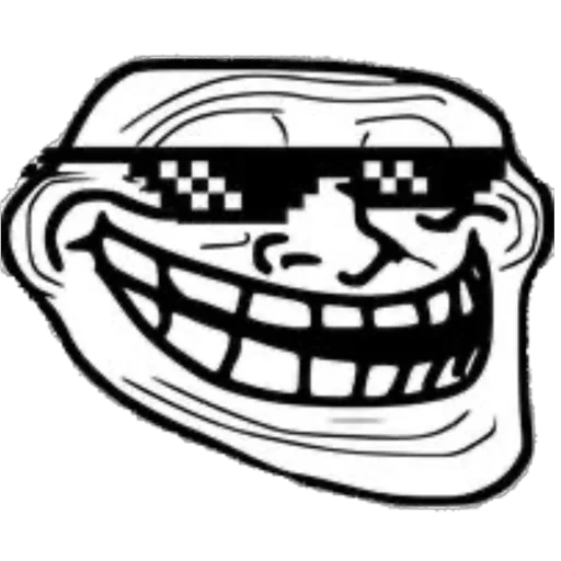 Sticker Trollface687 - 1