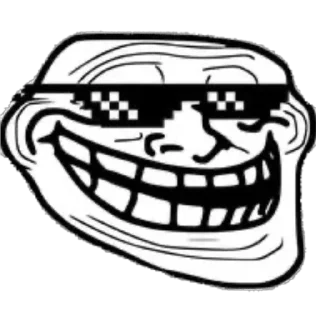 Sticker Trollface - 11